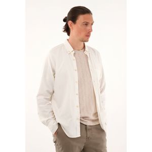 Camisa crudo con bolsillos delanteros para hombre