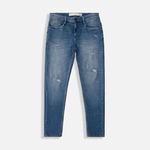 Jean Skinny Color Azul Medio Para Hombre