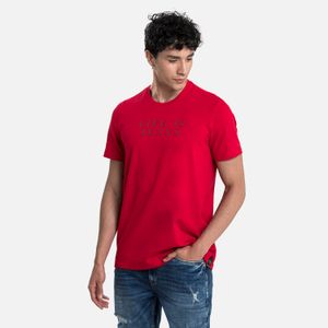Camiseta Premium Manga Corta Color Rojo Para Hombre