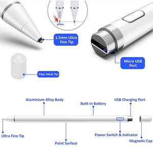 Lápiz Digital Óptico Stylus Alta Precisión Capacitivo Activo