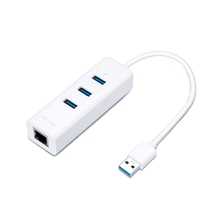 Hub Usb 3.0 2 en 1: 3 Usb + 1 Ethernet Gigabit, Tp-link Ue330