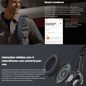 JBL Tour One M2 Audífonos Inalámbricos Bt Cancelación Ruido