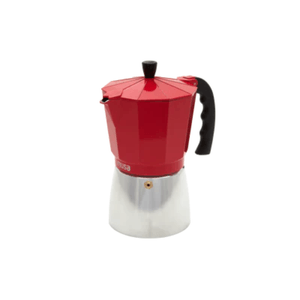 Cafetera Espresso 6Tz Con Asa Rojo
