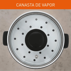 Olla Arrocera Imusa 5 Tazas Acero Roja
