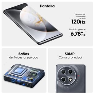 Celular Tecno Camon 30s 256Gb 16Gb Negro + Audifonos Inalambricos y Smart Watch
