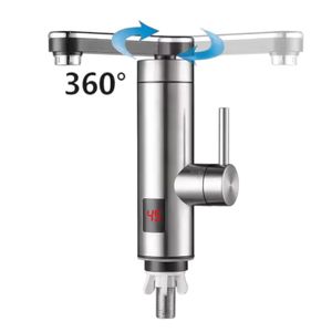 Calentadora De Agua Llave Giratoria Con Pantalla Digital