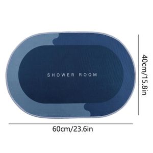 Tapete Absorbente Antideslizante Para Baño Secado Rapido