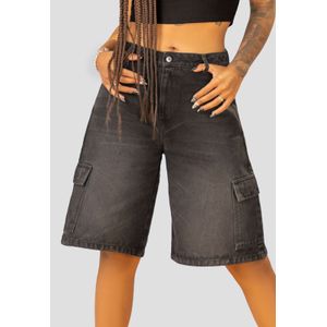 Bermuda Mujer Negro Mp 107822