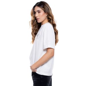 Camiseta Manga Corta Con Estampado Punto Corazón