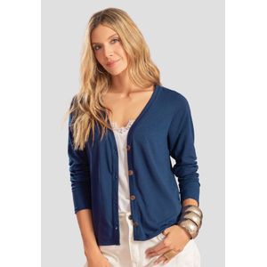 Cardigan Mujer Azul Profundo Rutta 104779