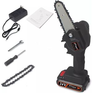 Mini Motosierra De Mano Portátil Ergonómico Recargable 24v