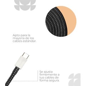 Cubre Cable Color Negro