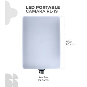 Panel de Luz Para Fotografia Con Tripode Dos Mts Abs 19