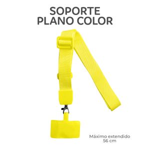 Soporte plano para celular Amarillo