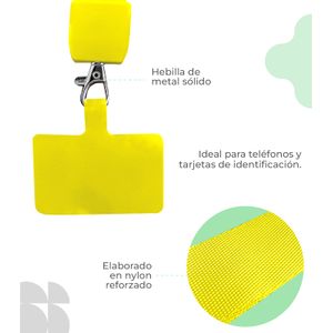 Soporte plano para celular Amarillo