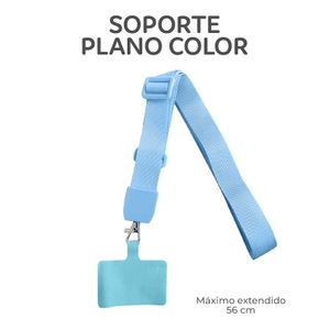 Soporte plano para celular Azul