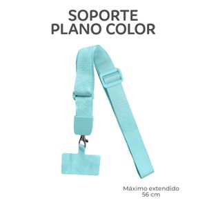 Soporte plano para celular Verde