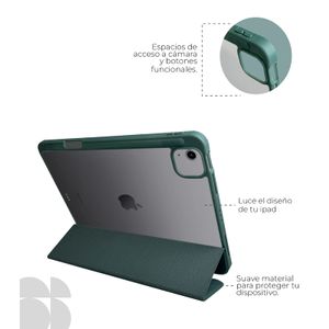 SmartCase Cristal IP Para Air4-5 10,9 Air6 2024 Verde