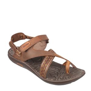 Sandalias Mujer Brahma RO2861 Cafe Naranja