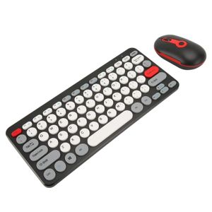 Combo Mini Teclado Y Mouse Inalambrico Comodo Y Portatil