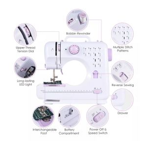 Maquina De Coser Facil De Usar Con Puntadas Multiples