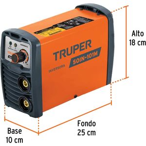 Mini soldadora inversora 100 A 127 V ligera y compacta Truper