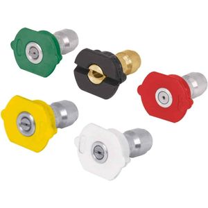 Juego de 5 boquillas para hidrolavadoras lagas-2800 y 3300 Truper