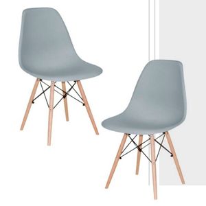 Silla Eames Adulto gris