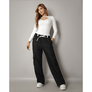 Pantalón de doble pretina - P54022