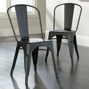 Silla turca negro set x 4