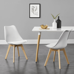 Set X 4 Silla Milano Blanco Ekonomodo
