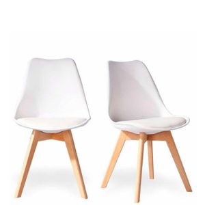 Silla Milano Tapizada blanco
