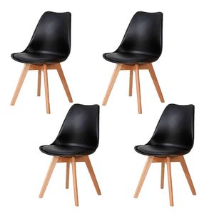 Set X4 Silla Milano Negro