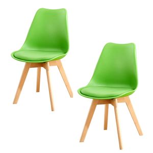 Set X 2 Silla Milano Verde Ekonomodo