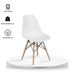 Silla Auxiliar Eames Adulto Blanco