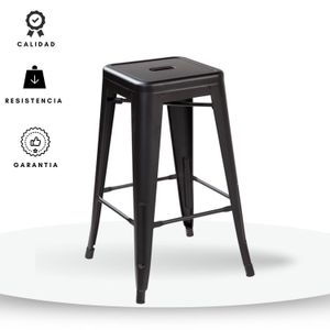 Silla De Bar True negro