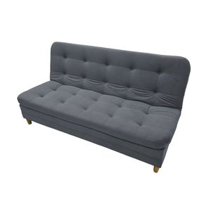 SOFA CAMA CLIC CLAC YEZZ 90X180X84 GRIS PLOMO