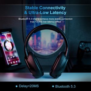 Audifonos Gamer Diademas Inalambrico Q6S Dos Modos De Audio