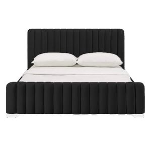 Cama Doble + Colchon 2 Pillow 32 Cm + Cabecero Vitale negro