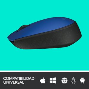 Mouse Inalámbrico Logitech M170 Cómodo Y Portátil Win Mac Azul
