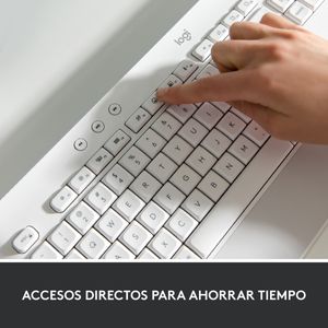 Teclado Bluetooth Logitech Signature K650 / Bolt - Blanco
