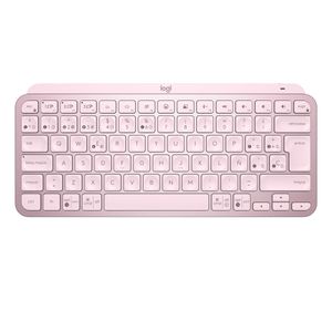 Teclado Avanzado Logitech Mx Keys Mini Iluminado Recargable Rosado
