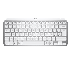 Teclado Avanzado Logitech Mx Keys Mini Iluminado Recargable Gris