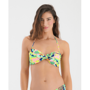 Top De Baño Tipo Strapples Tiras Removibles Est Amor Tropical ST Even 99640