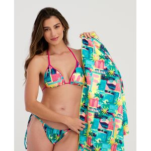 Toalla de Playa o Piscina Estam Verde Neon ST Even 9961t