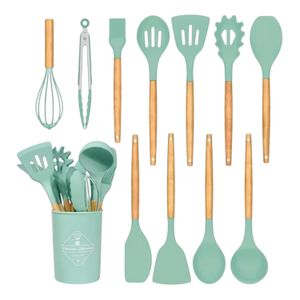 Set De Utensilios De Cocina En Silicona Multiusos