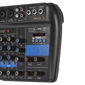 Consola Mezclador Audio Y Sonido Wvngr F2-mb Mixer 2 Canales