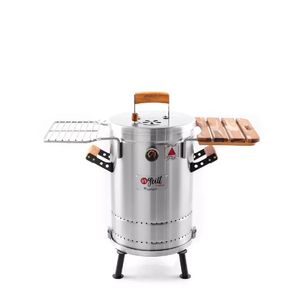 Ahumador y barril asador pequeño premium