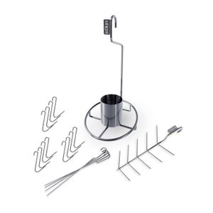Kit Pro 4 Accesorios Barril Ahumador Asador Bbq In Grill