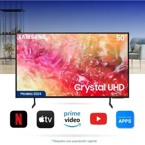 TV SAMSUNG 50" Pulgadas 127 cm 50DU7000 4K-UHD LED Crystal Smart TV